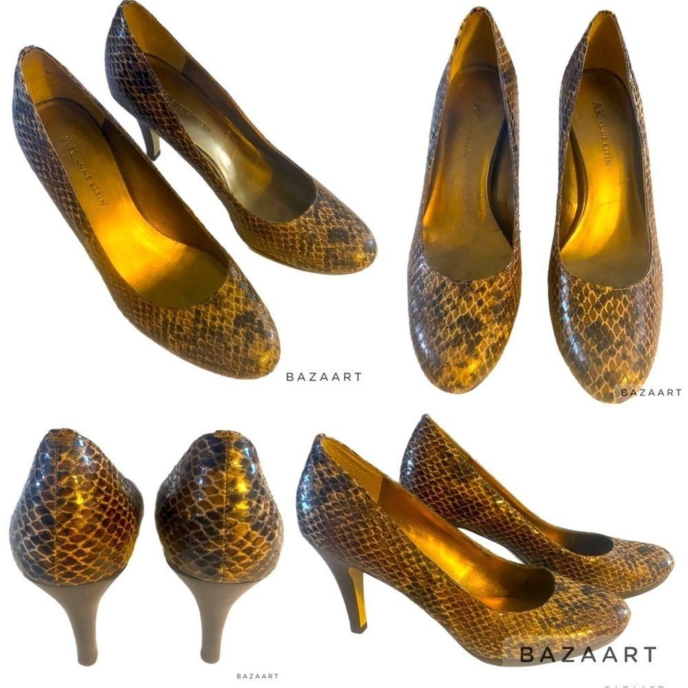 Anne Klein Akwystere High Heels, 3.5”, Animal Print, Snake Print, Sz 7, Pumps​ - Picture 15 of 15